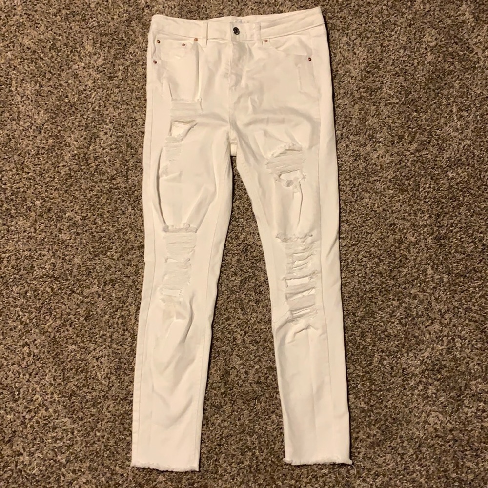 Target Wildfable White HighRise Skinny Jeans